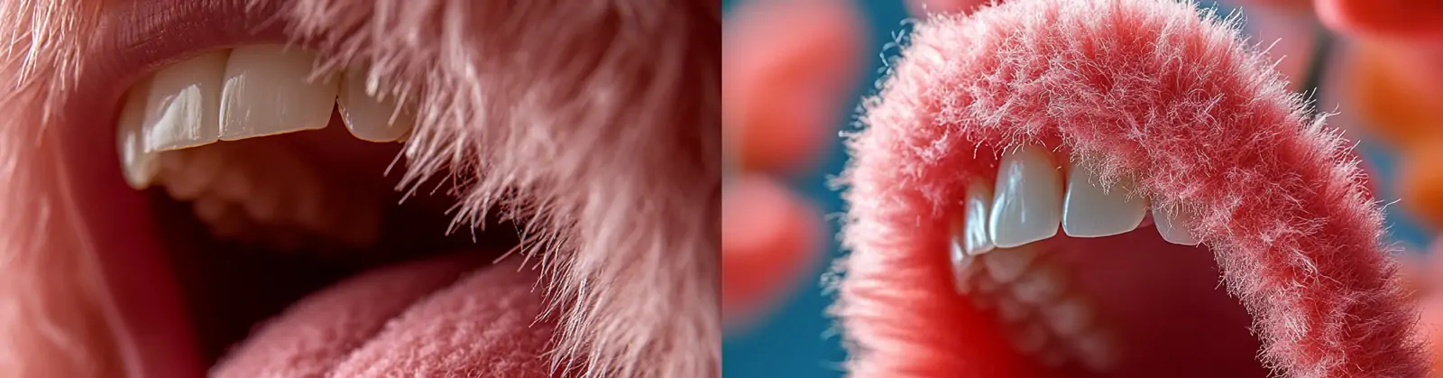 创意粉色逼真人物舌头特写毛绒玩具产品摄影海报midjourney关键词咒语