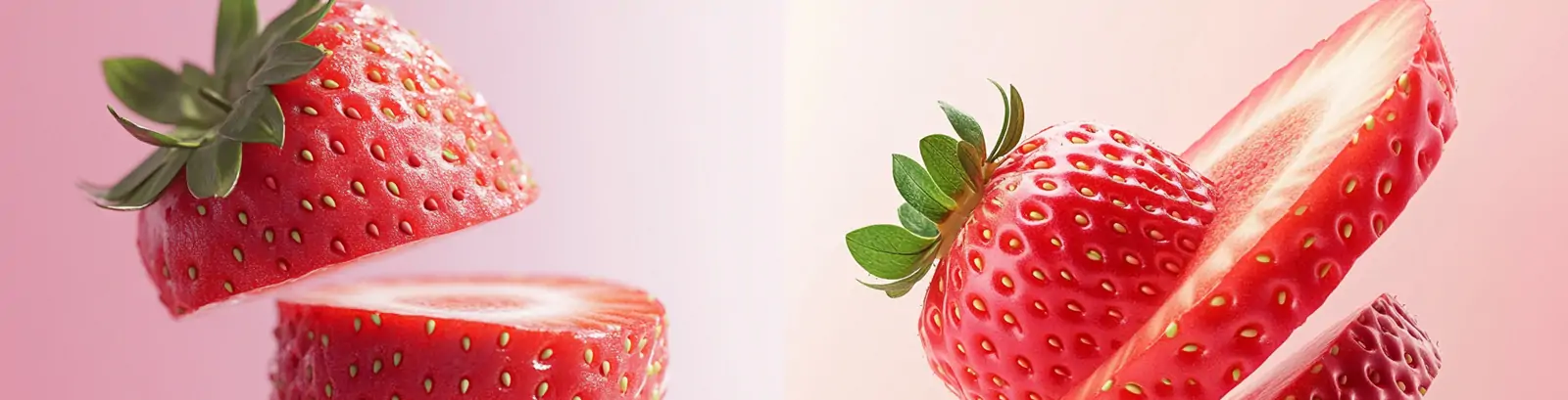 超现实新鲜水果草莓切片生鲜电商广告海报midjourney关键词咒语