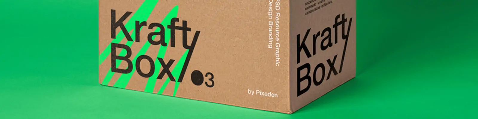 快递纸盒包装盒效果展示样机贴图psd分层设计素材模版Mockup