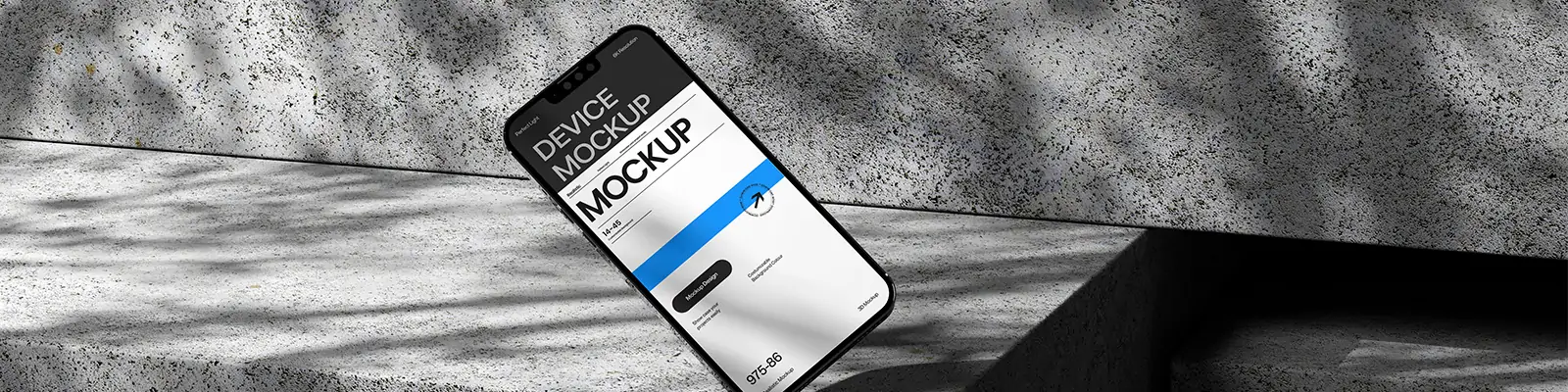 极简主义移动手机效果展示样机贴图模型psd分层设计素材模版Mockup