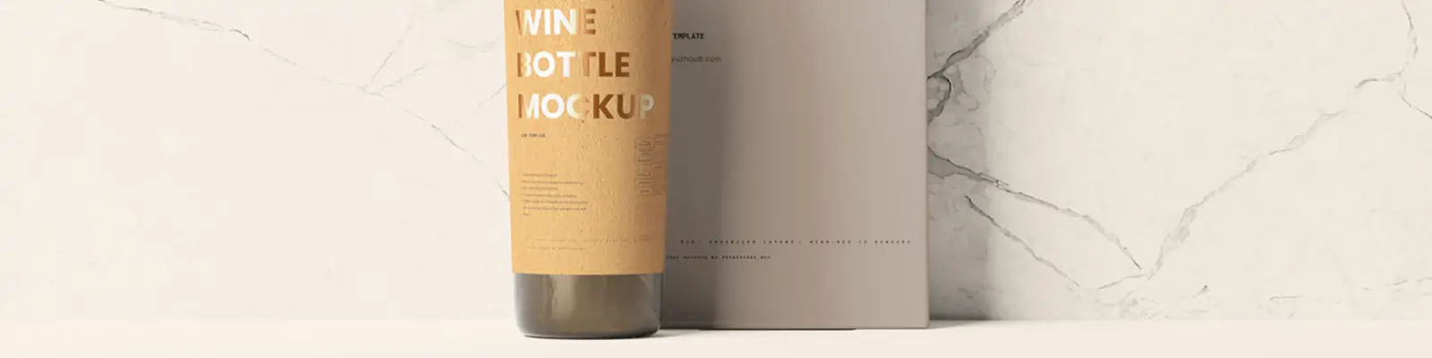 高端葡萄酒红酒瓶包装酒袋展示样机贴图psd设计素材模板Mockup