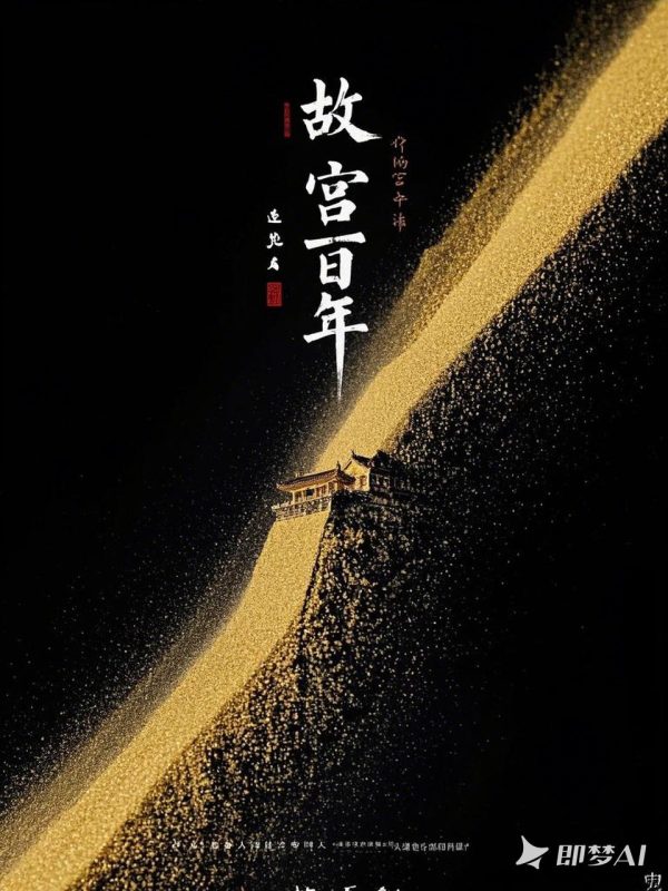 高端鎏金禅意故宫纪录片电影艺术美学封面海报-即梦ai关键词描述咒语-Ai宇宙吧-