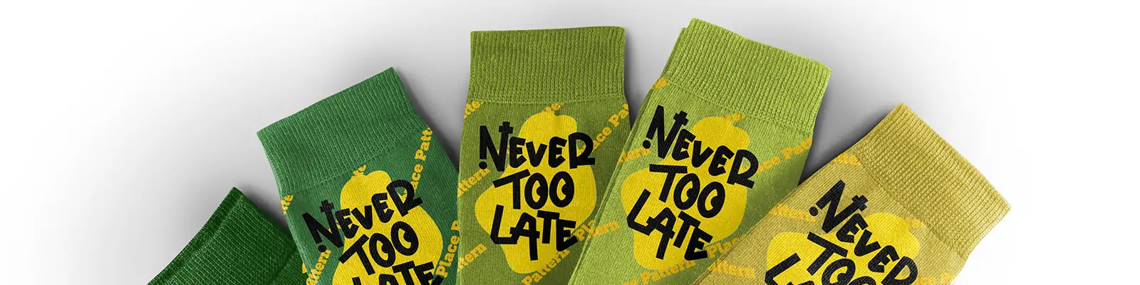 长筒袜子棉袜印花图案包装盒展示贴图样机psd设计素材模板Mockup