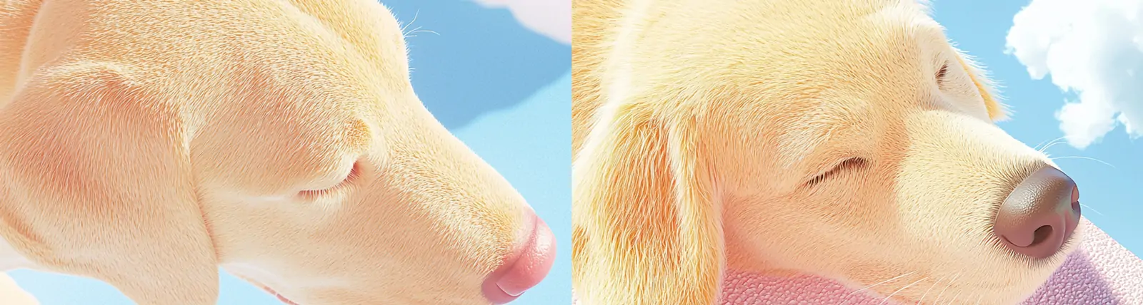 逼真低头闭眼可爱狗狗摄影海报midjourney关键词咒语