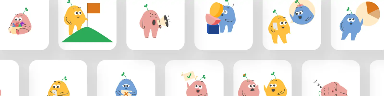 手绘可爱卡通豆类植物拟人化表情png插图ai矢量设计素材模版lllustration