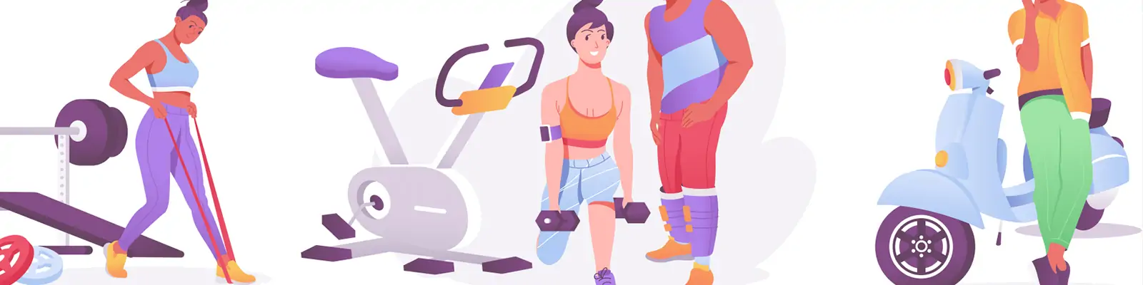 手绘体育运动比赛露营节日烹饪日常生活插图ai矢量设计素材模版lllustration