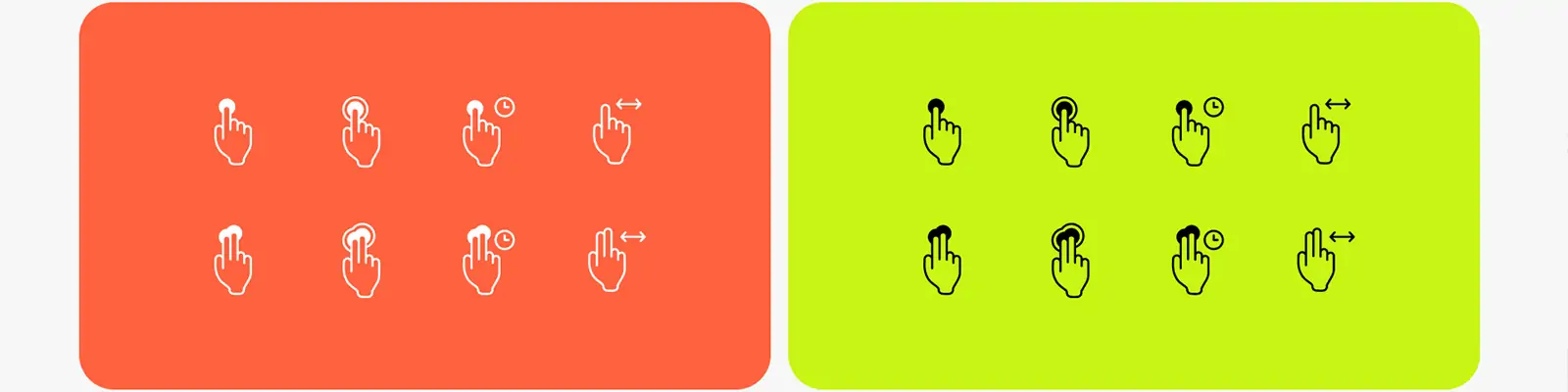 手绘简约黑色线条人物手势姿势动作png插图ai矢量设计素材模版llustration