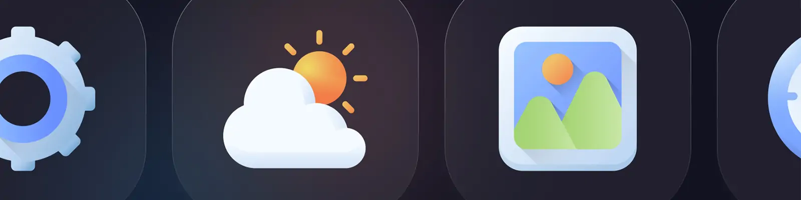 3D立体应用程序APP主屏幕png图标插图ai矢量设计素材模型