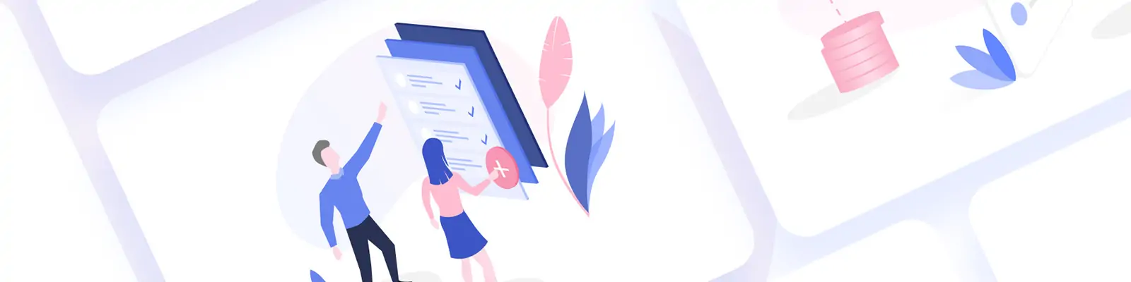 手绘商务金融经济理财插图ai矢量设计素材模版llustration