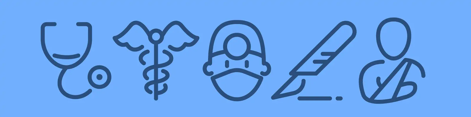 手绘简约线条医疗健康图标插图ai矢量设计素材模版llustration