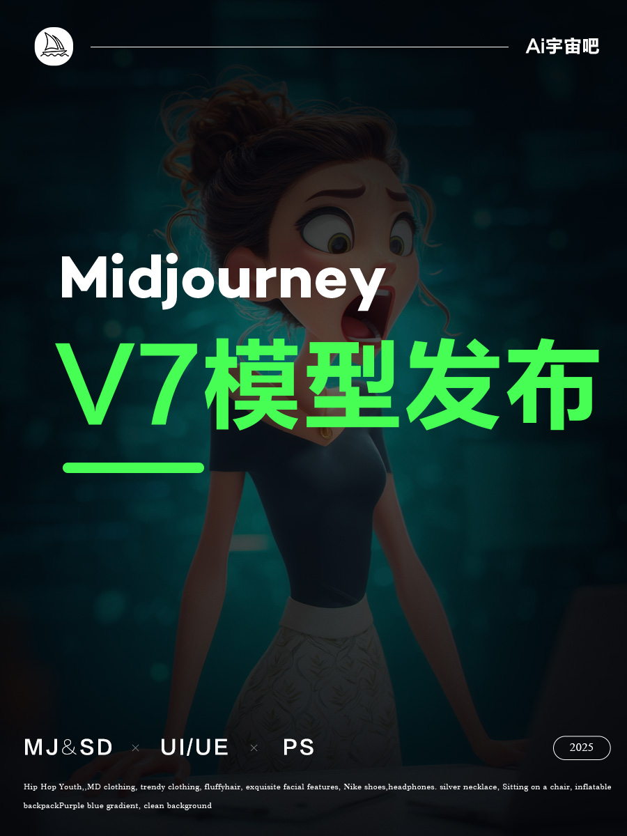 Midjourney - Midjourney正式发布V7模型 Midjourney教程-Ai宇宙吧-