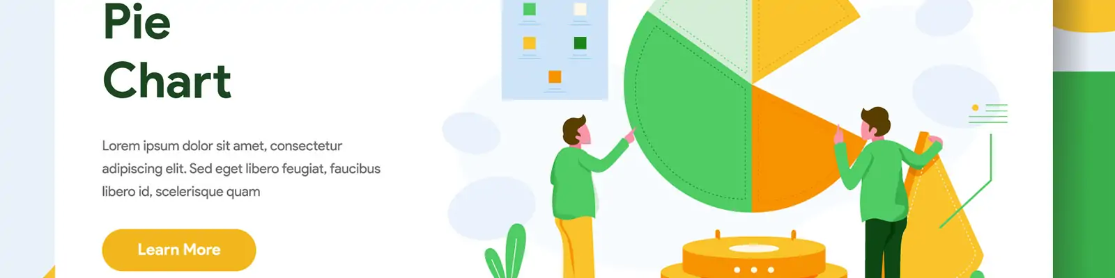 手绘商务工作数据分析插图ai矢量设计素材模版llustration