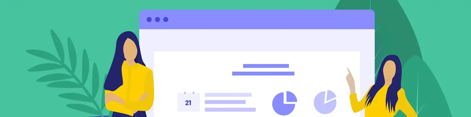 手绘商务卡通人物登录页面插图ai矢量设计素材模版llustration