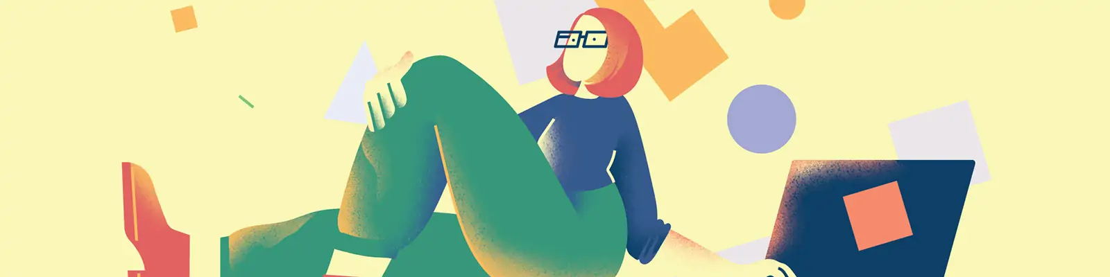 创意手绘卡通人物日常生活png插图海报ai矢量设计素材模版llustration