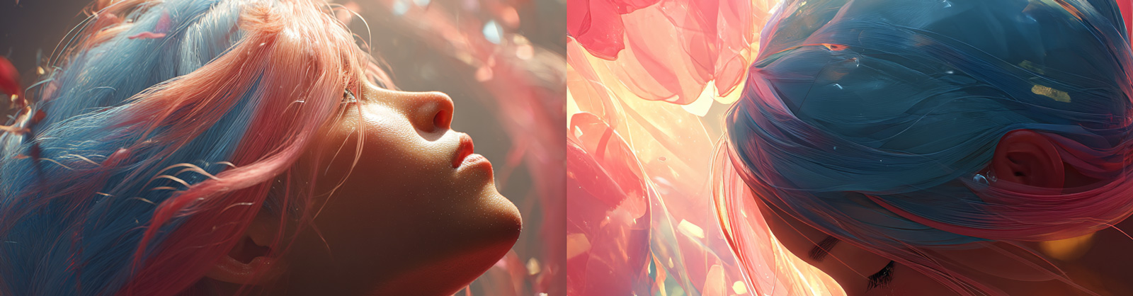 超现实神秘女孩游戏角色梦幻人物艺术插图海报midjourney风格种子关键词咒语