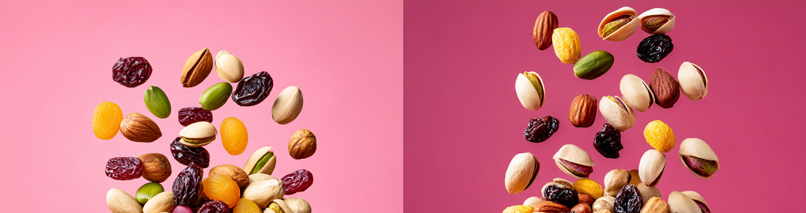 混合果干坚果开心果花生产品摄影海报midjourney关键词咒语