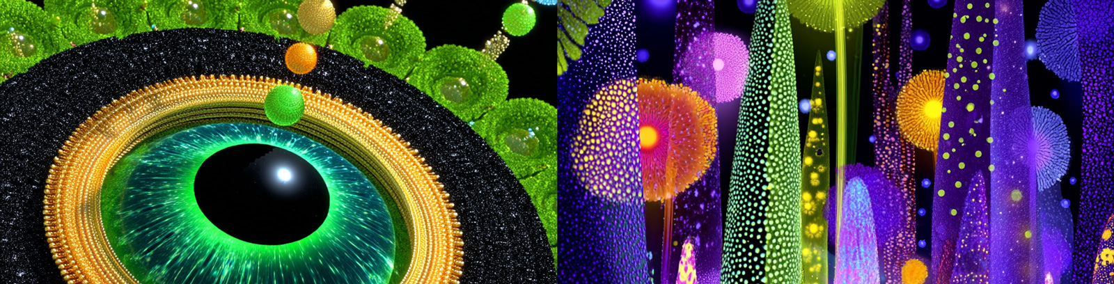 抽象艺术眼睛数字纹理花纹图案场景插图海报midjourney风格种子关键词咒语