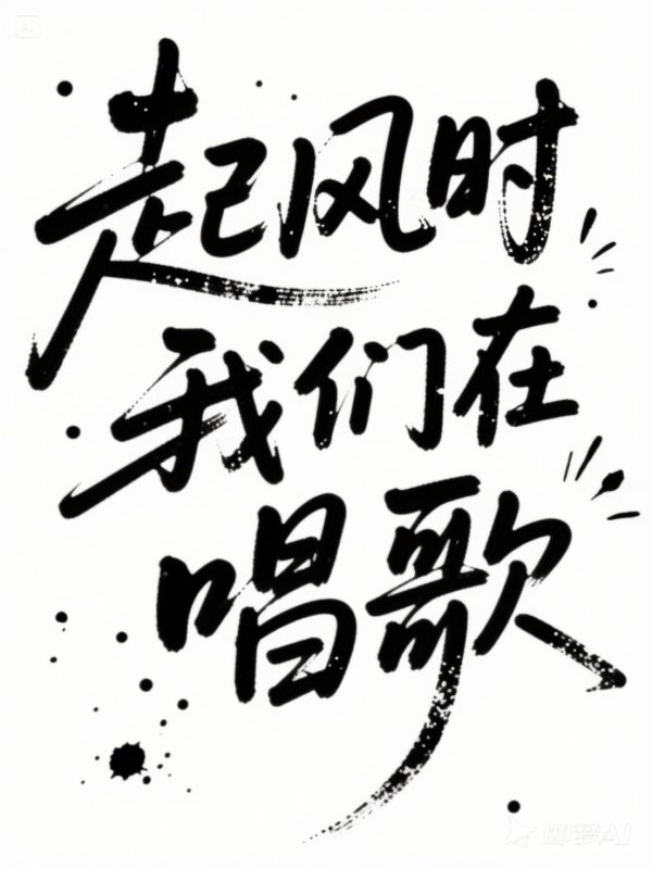 文艺青年情感短剧电影短视频手写艺术体海报字体设计素材-即梦ai关键词描述咒语-Ai宇宙吧-