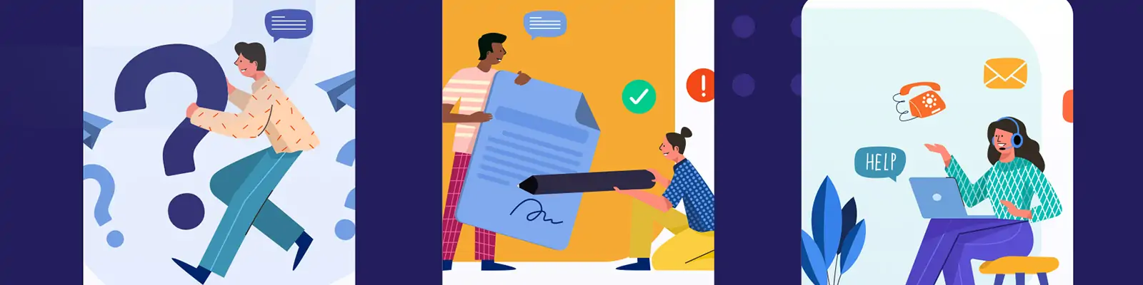 手绘商务卡通人物工作会议创业场景插图ai矢量设计素材模版llustrations