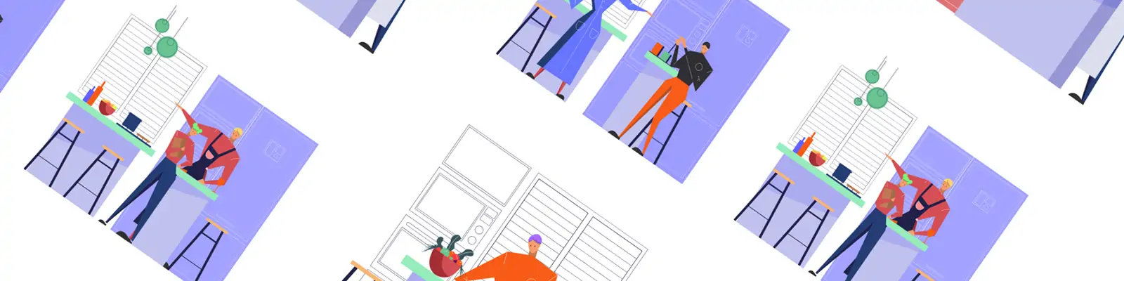 手绘卡通人物厨师烹饪插图海报ai矢量设计素材模版illustrations