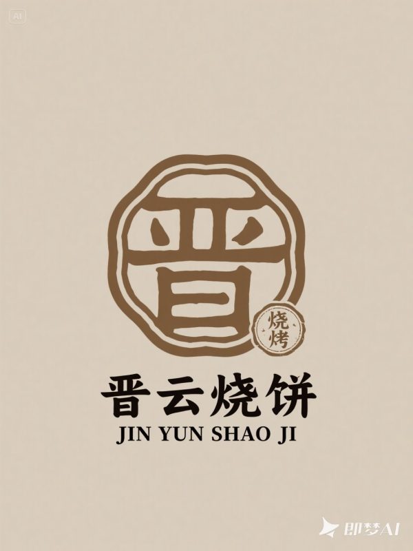 中国美食小吃缙云烧饼logo标志海报字体设计素材-即梦ai关键词描述咒语-Ai宇宙吧-
