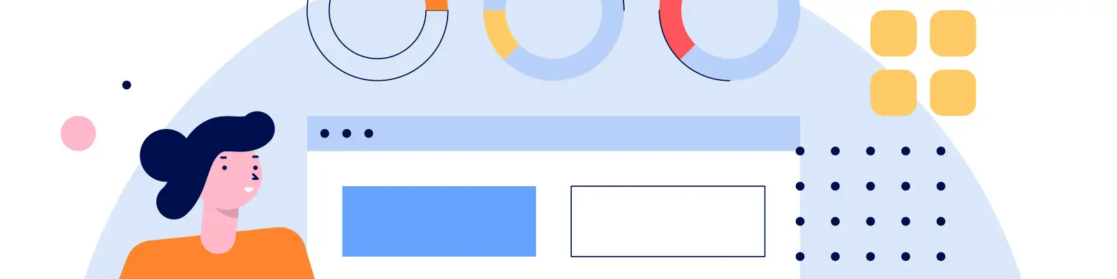 手绘商务卡通人物数据图表会议元素插图海报ai矢量设计素材模版illustrations