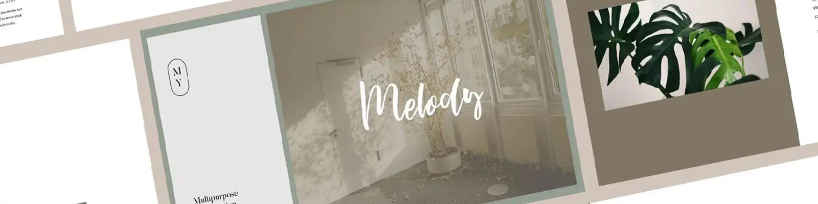 时尚简约家居服装品牌LOGO设计企业商标VI设计演示提案PPT模版