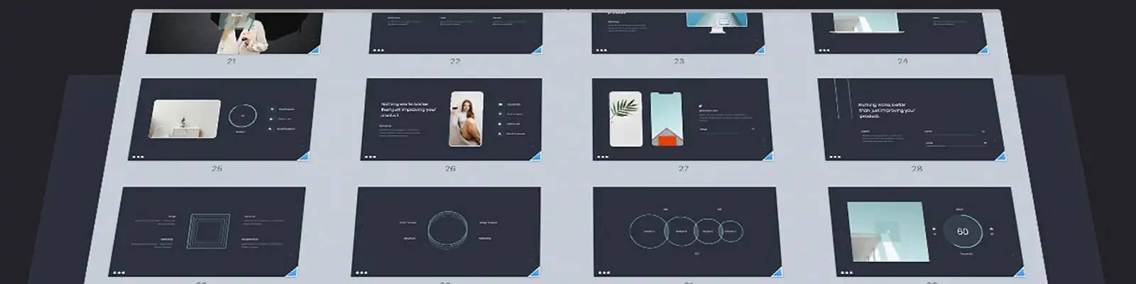 高端商务极简企业项目汇报年终总结个人述职报告演示PPT模版