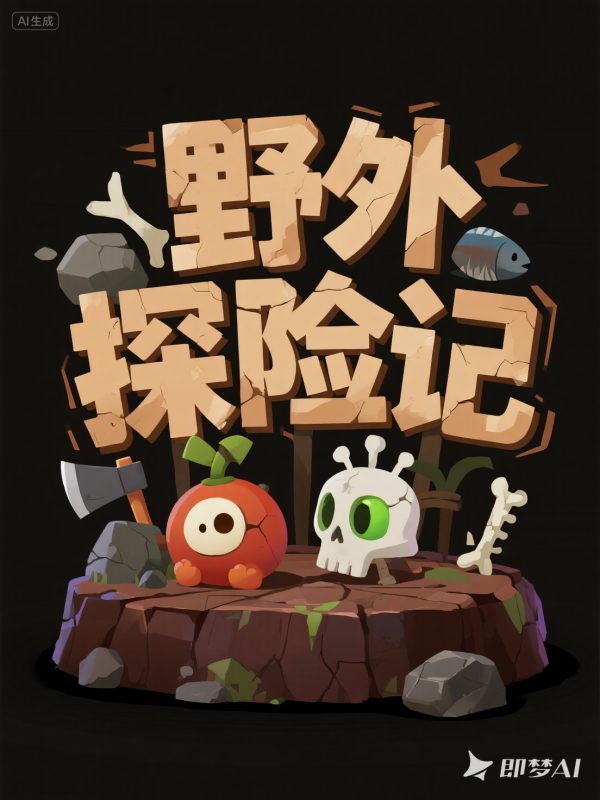 可爱卡通保卫萝卜动画片魔幻风格海报字体设计素材-即梦ai关键词描述咒语-Ai宇宙吧-