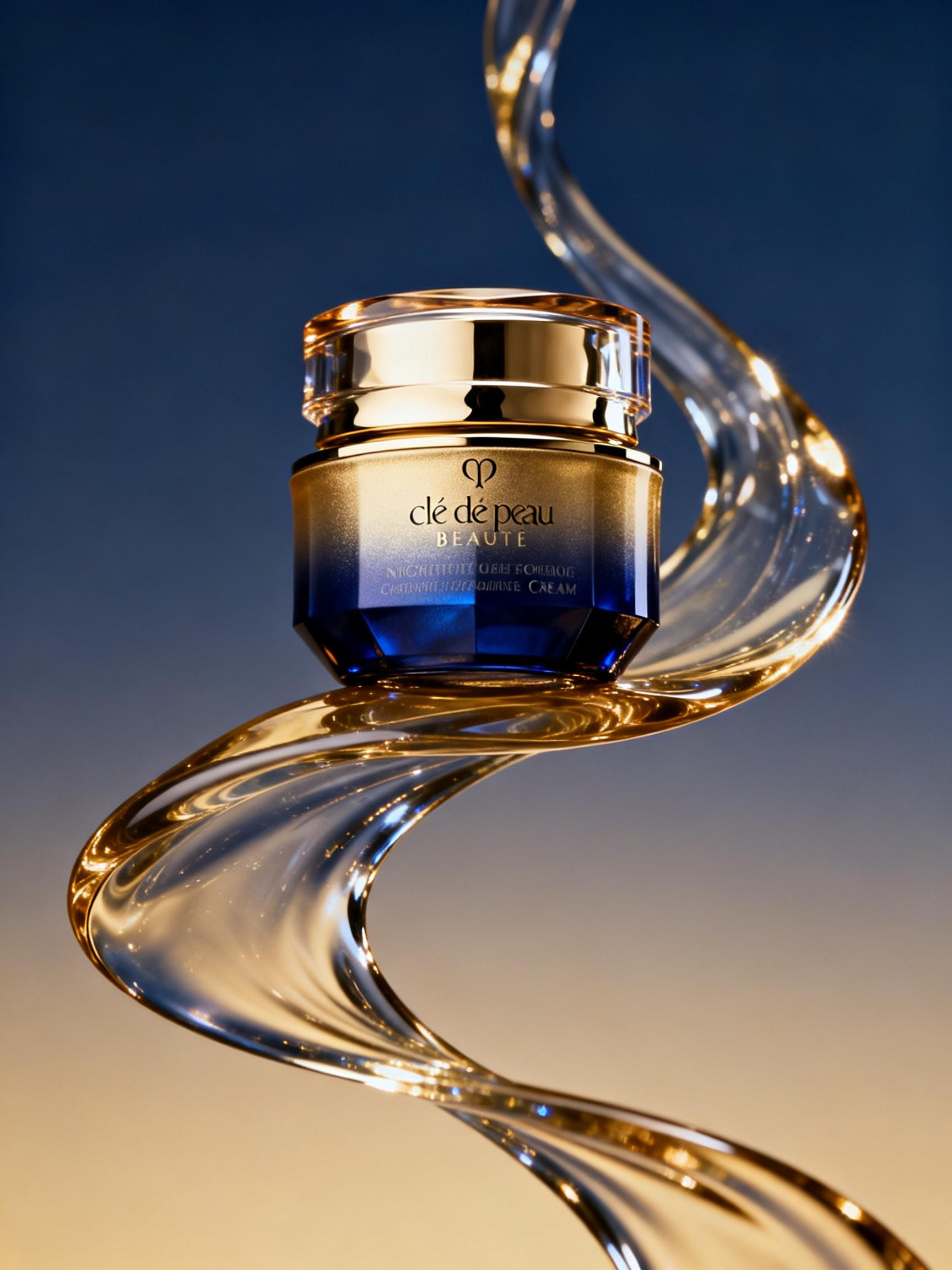 Midjourney - 高端化妆品护肤品肌肤之钥美妆产品摄影海报-即梦ai关键词描述咒语 即梦Ai-Ai宇宙吧-