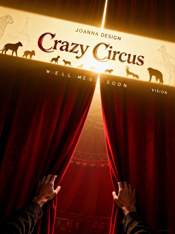 创意红色帷幕光束动物剪影电影封面海报-即梦ai关键词描述咒语-Ai宇宙吧-