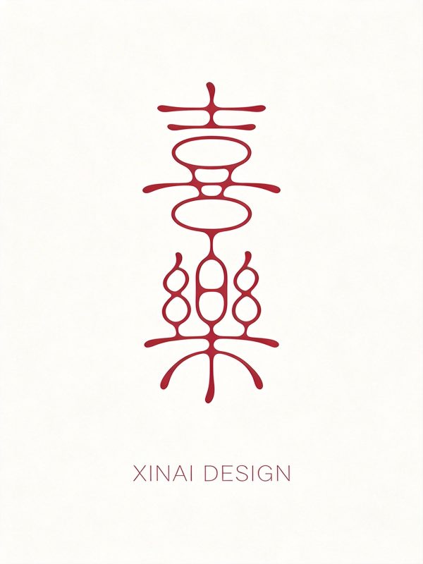 中国风红色复古繁体字喜乐祝福印章图案海报字体设计素材-即梦ai关键词描述咒语-Ai宇宙吧-