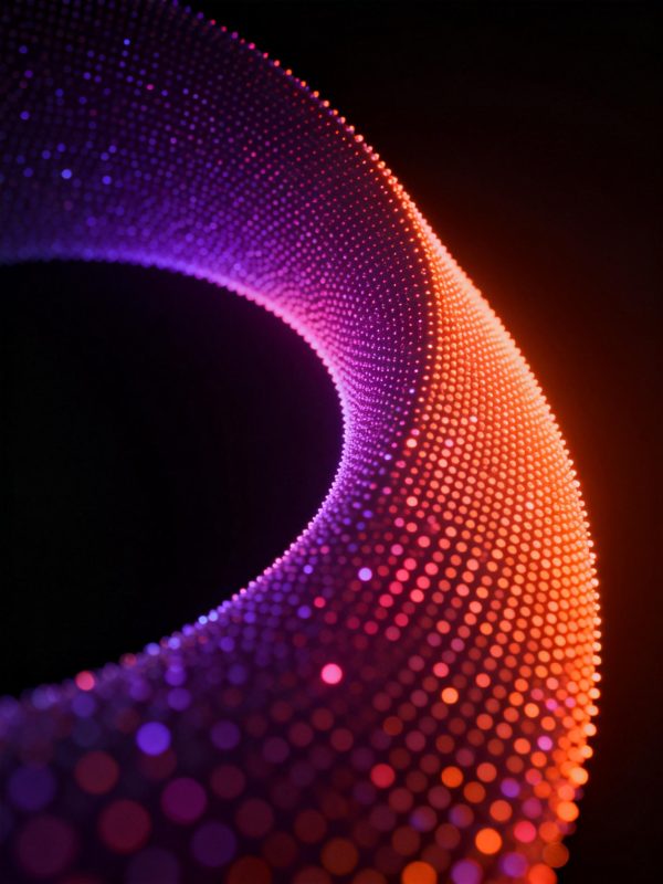 3D立体科技粒子抽象艺术微距摄影海报壁纸背景-即梦ai关键词描述咒语-Ai宇宙吧-