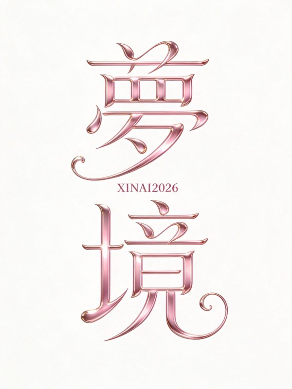 粉色烫印金属质感连笔花体文创产品应用艺术字海报字体设计素材-即梦ai关键词描述咒语-Ai宇宙吧-