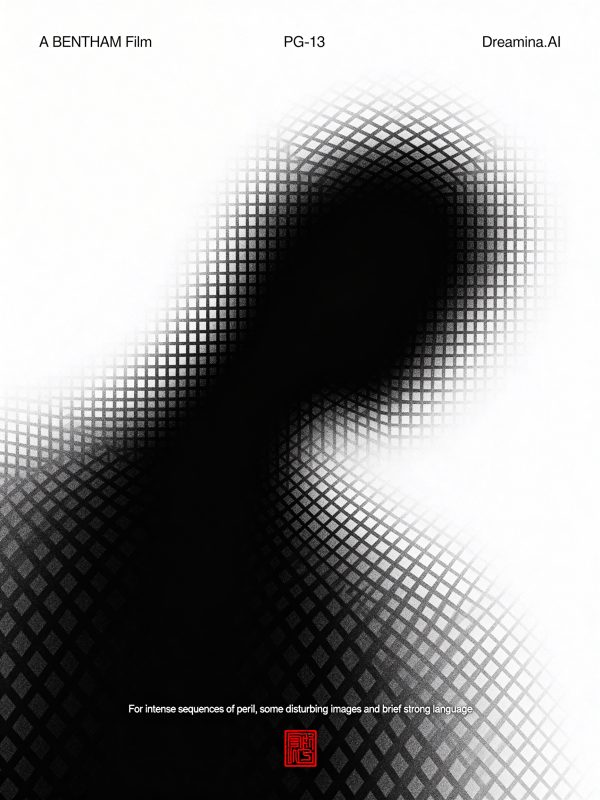 极简主义抽象网格渐变人物形状图案海报-即梦ai关键词描述咒语-Ai宇宙吧-