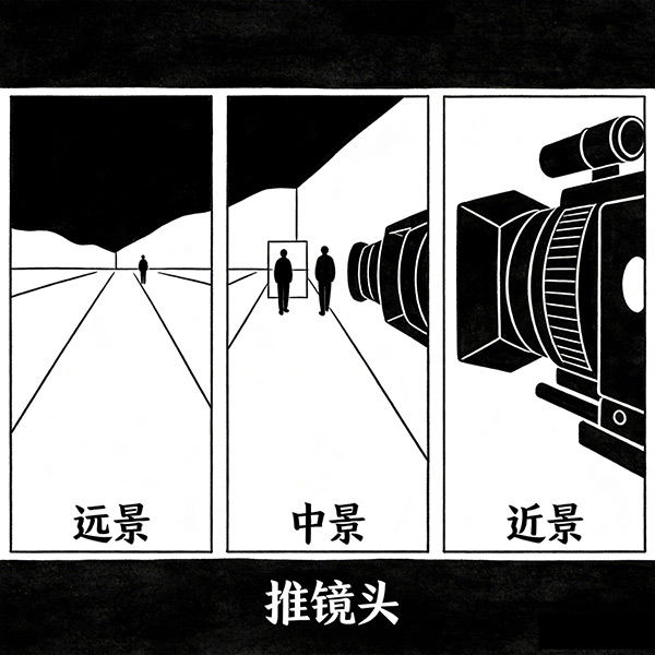 Ai视频影视电影运镜词库镜头表达提示词-Ai宇宙吧-