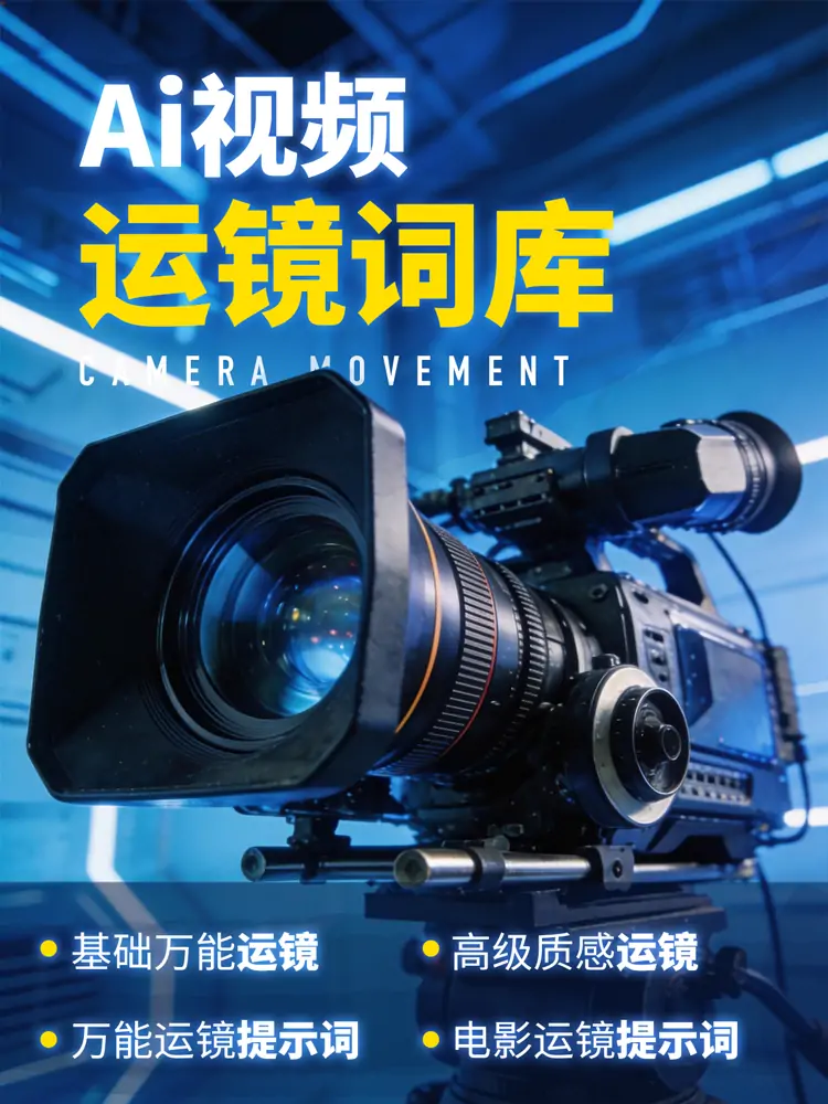 Ai视频影视电影运镜词库镜头表达提示词-Ai宇宙吧-