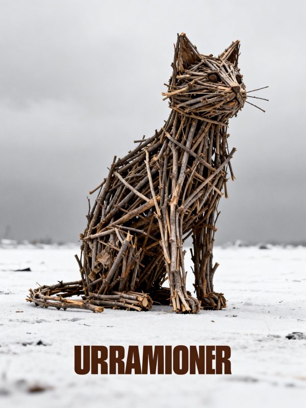 创意环保主题立体干枯枝干猫咪视觉公益海报-即梦ai关键词描述咒语-Ai宇宙吧-